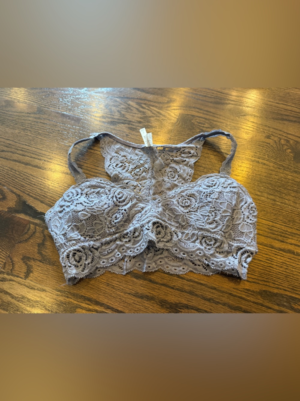 Mudd  Lace Bralette with Racerback Detail